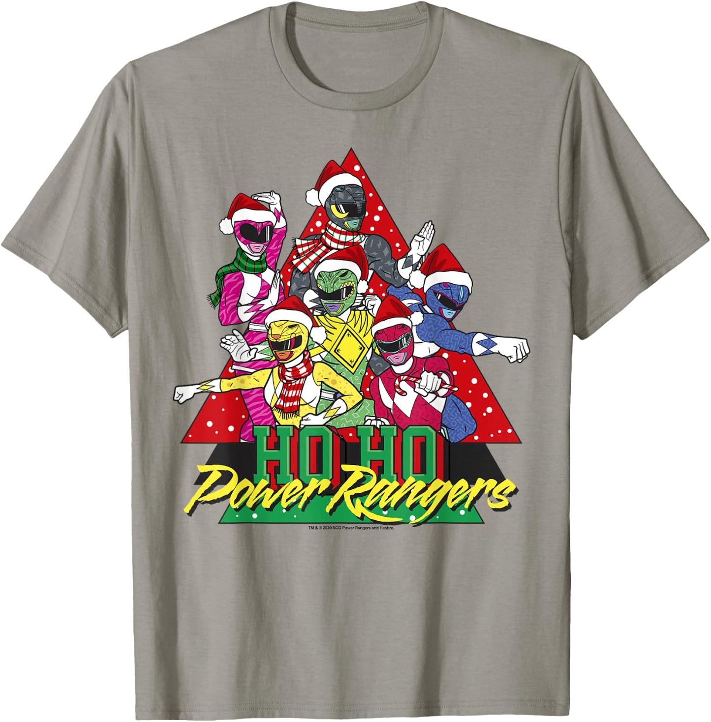 Power Rangers Power Rangers Christmas Ho Ho T-Shirt - T-Shirt | Sand