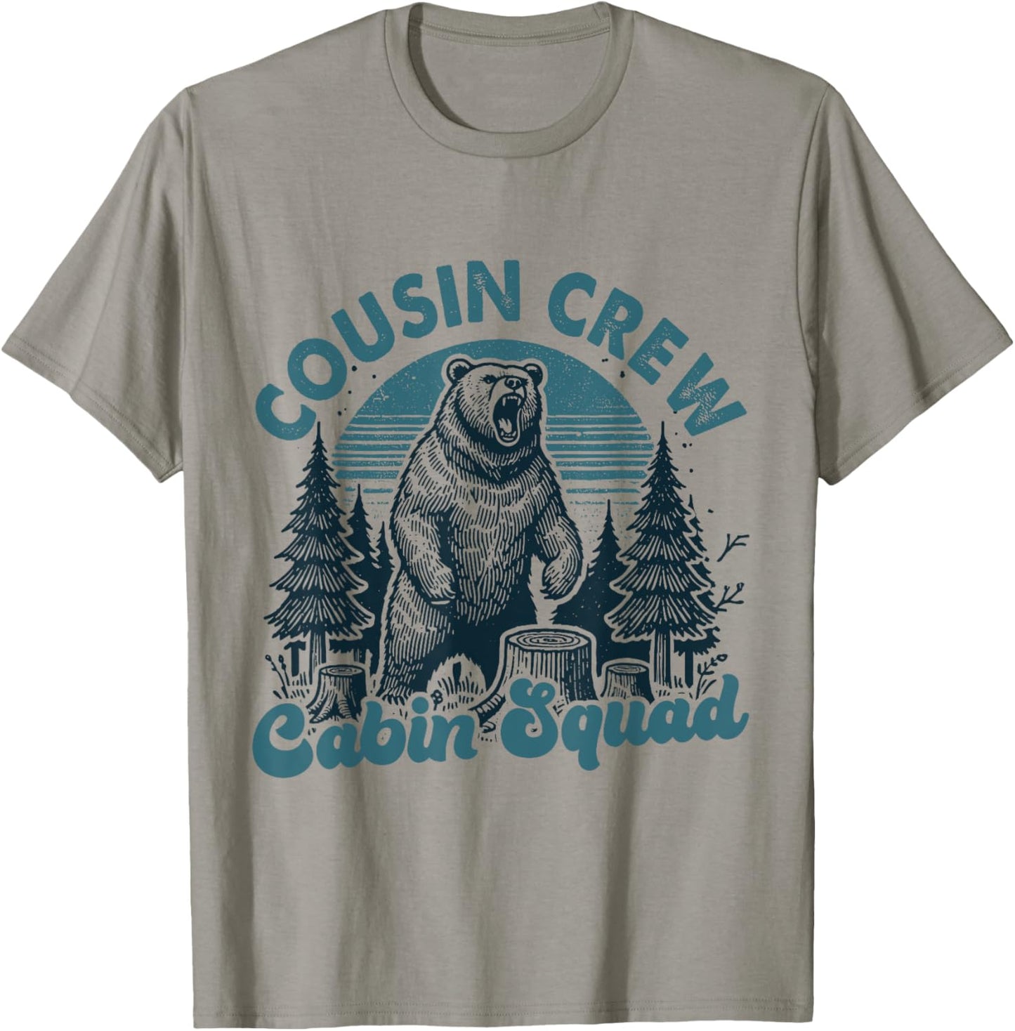 Cousin Crew Hiking Cabin Squad 2024 Summer Camping Men Women T-Shirt - T-Shirt | Sand