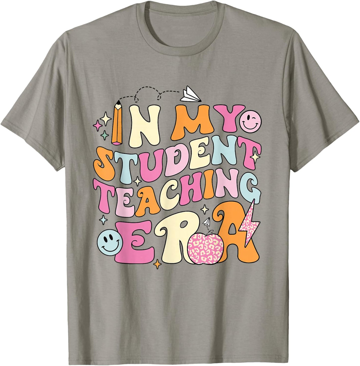 In My Student Teaching Era Back To School Teacher Team T-Shirt - T-Shirt | Sand