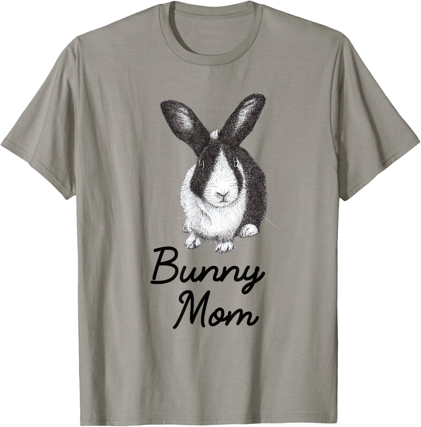 Dutch Bunny Rabbit Mom Drawing T-Shirt - T-Shirt | Sand