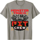 Monster Truck Pit Crew Men Boys Jam Rally T-Shirt - T-Shirt | Sand