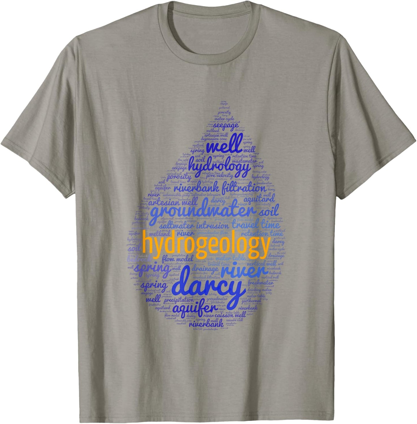 Hydrogeology | Funny | Engineer | Environmental Science T-Shirt - T-Shirt | Sand