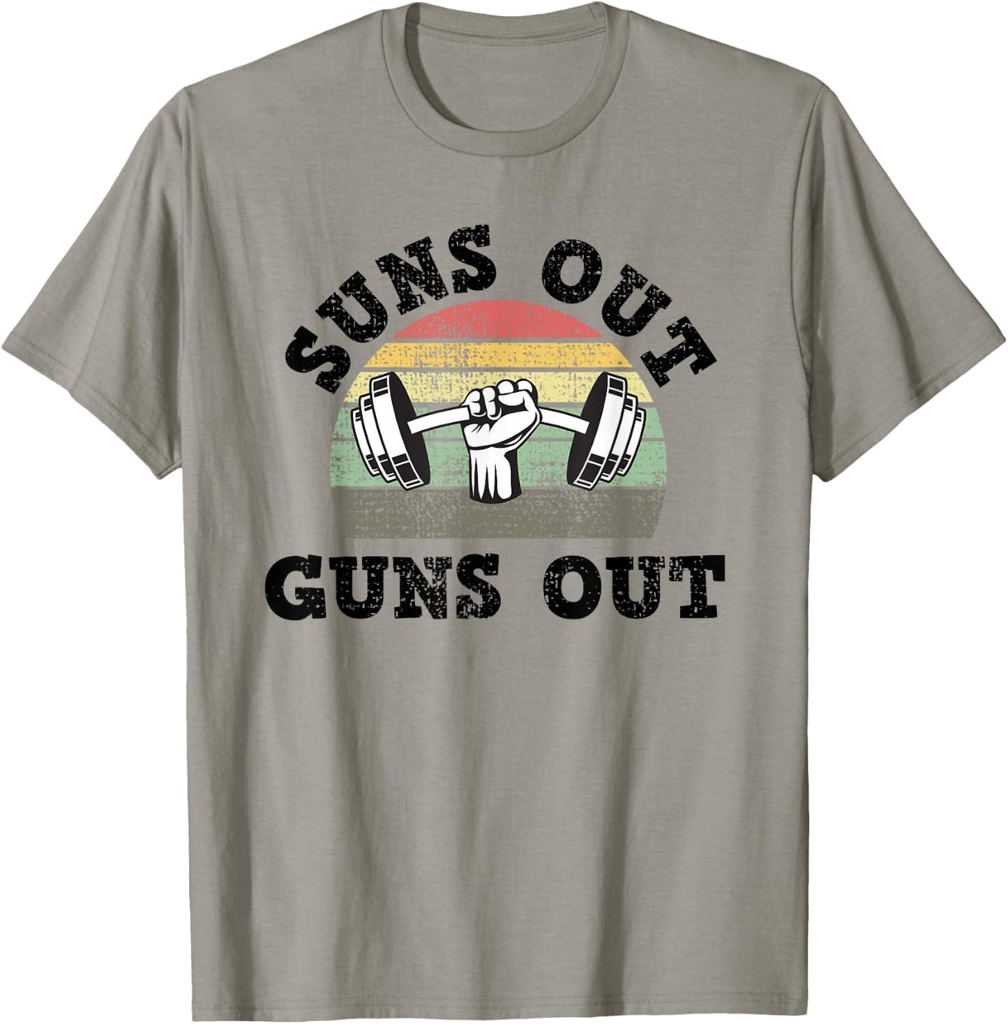 Sun's out Guns out T-Shirt - T-Shirt | Sand