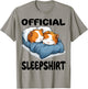 Guinea Pig Official Sleepshirt Pajamas Nightgown T-Shirt - T-Shirt | Sand