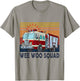 Wee Woo Squad Fire Truck Firefighter Vintage T-Shirt - T-Shirt | Sand