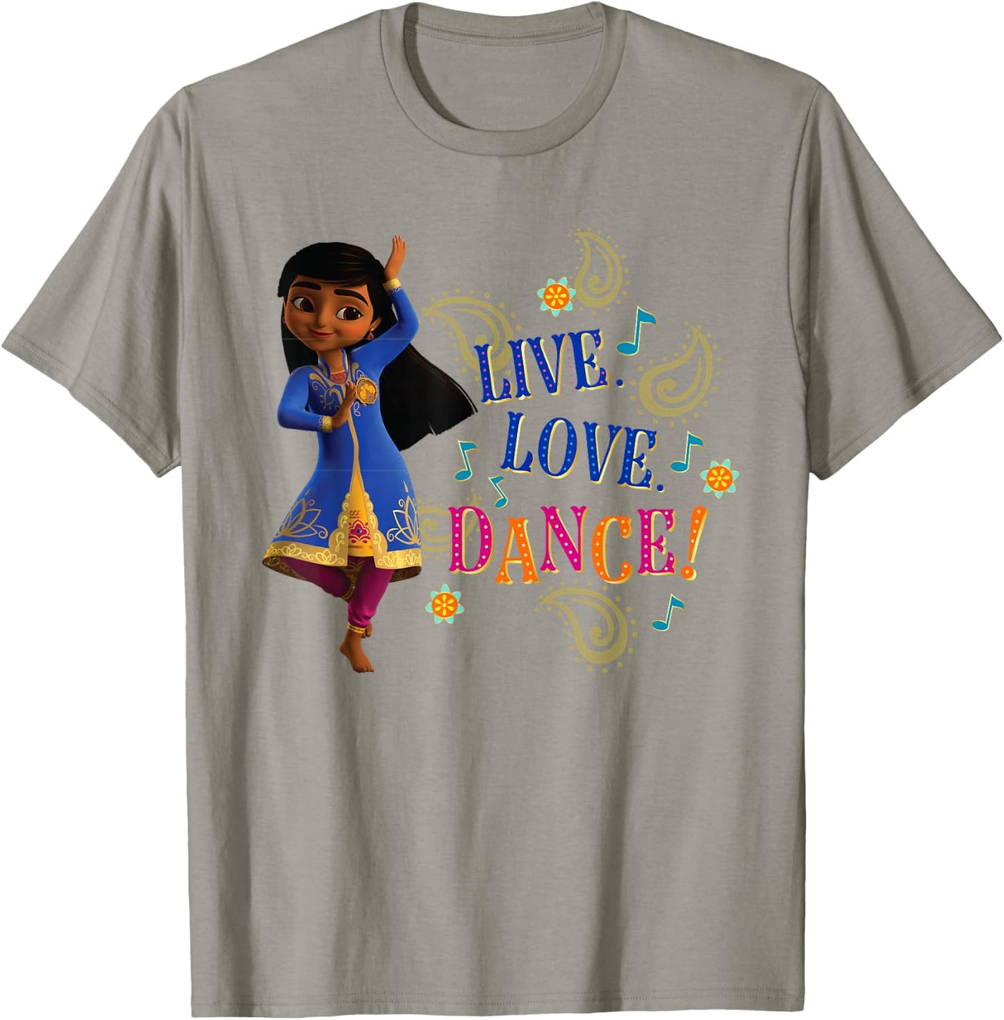 Disney Mira, Royal Detective Live Love Dance! T-Shirt - T-Shirt | Sand