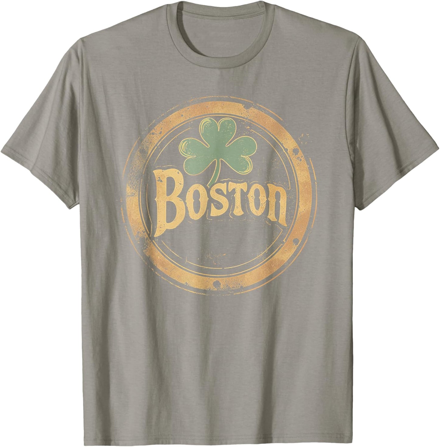 Boston - Saint Paddys St Patricks Day Irish Shamrock Ireland T-Shirt - T-Shirt | Sand