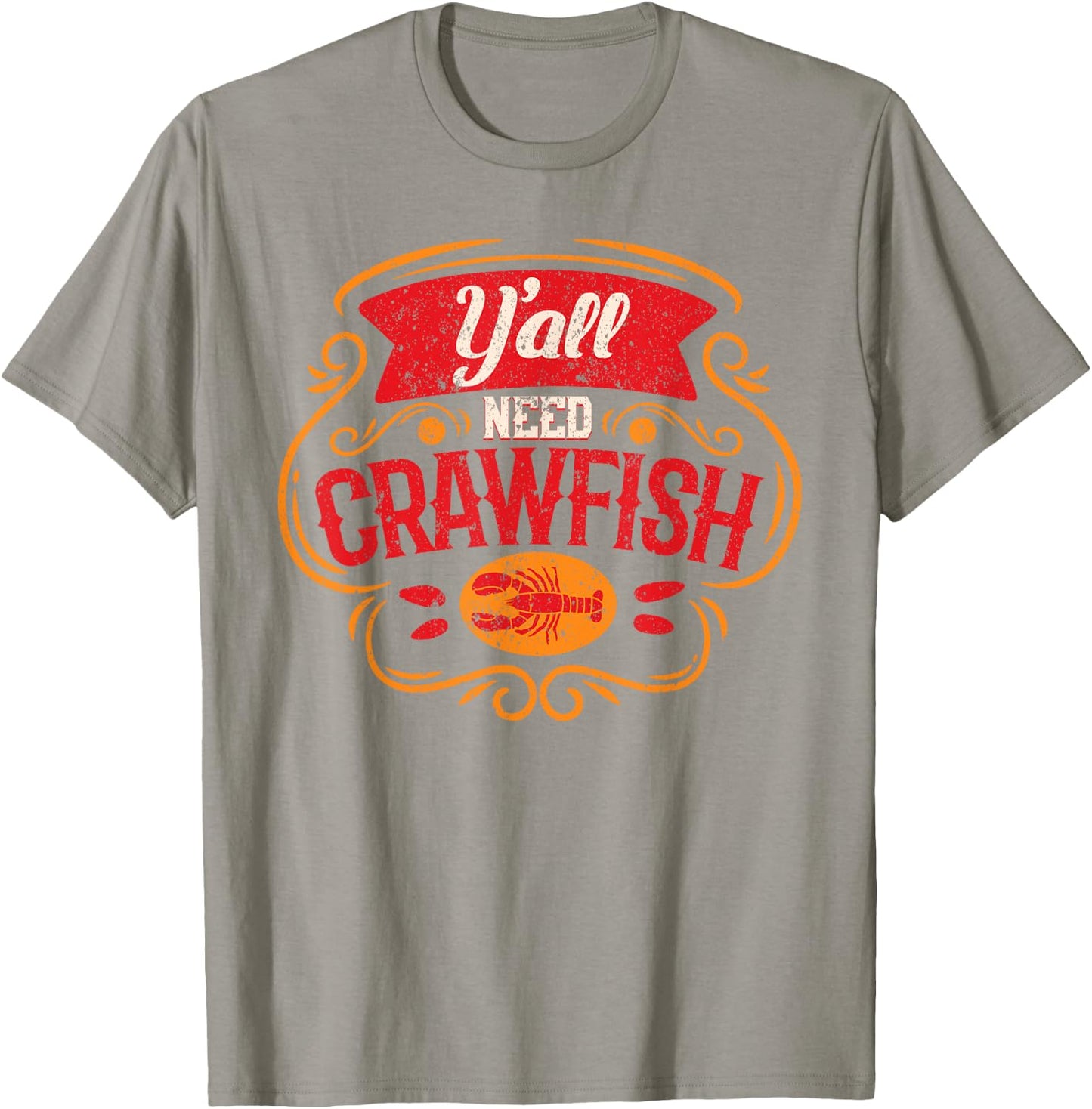 Y'all Need Crawfish Cute Bayou Cajun Seafood Boil Festival T-Shirt - T-Shirt | Sand