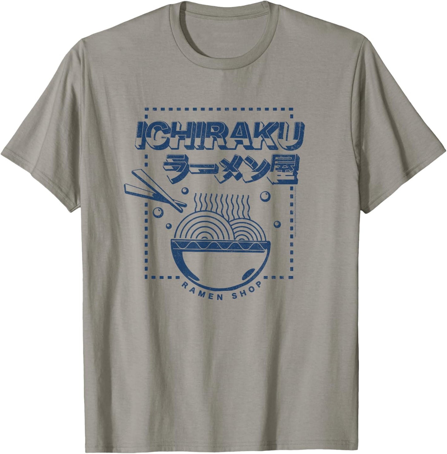 Naruto Shippuden Ichiraku Ramen Shop Logo Anime T-Shirt - T-Shirt | Sand