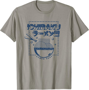 Naruto Shippuden Ichiraku Ramen Shop Logo Anime T-Shirt - T-Shirt | Sand
