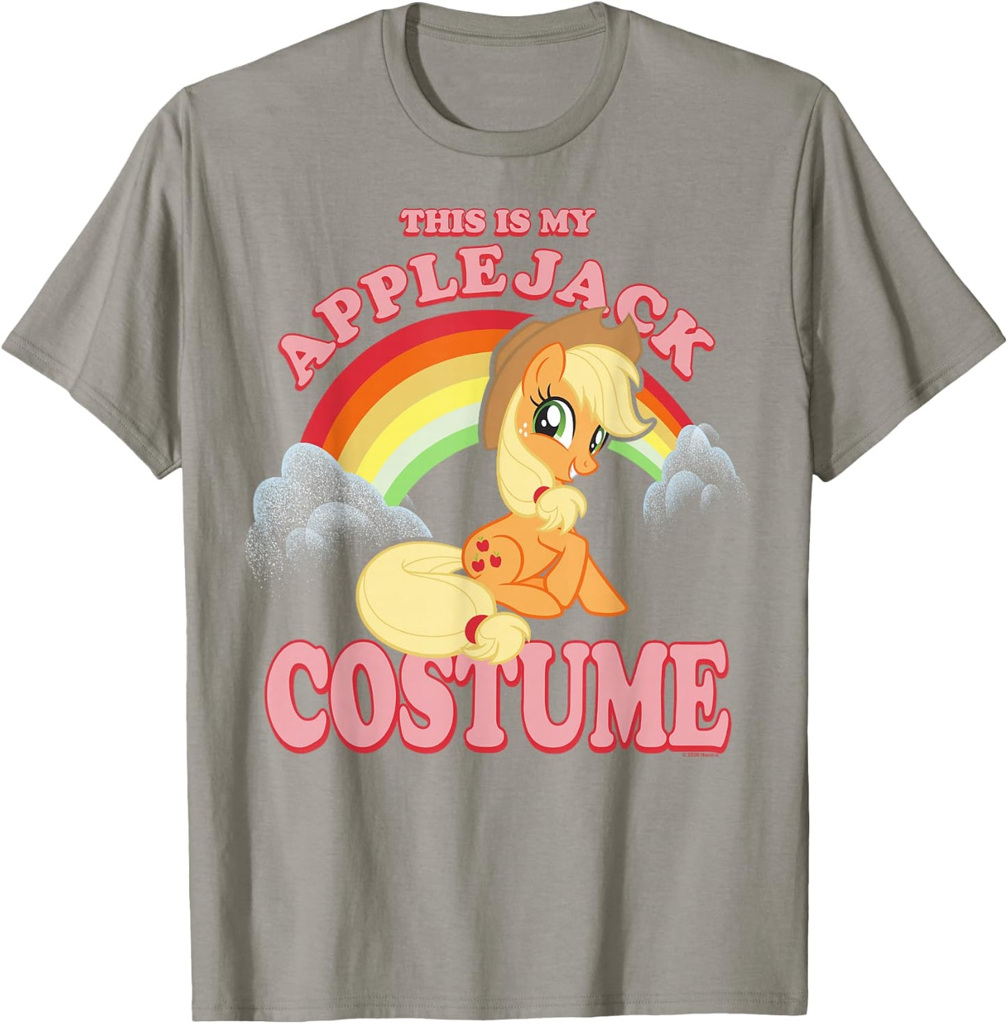 My Little Pony Halloween This Is My Applejack Costume Retro T-Shirt - T-Shirt | Sand