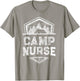 Vintage CAMP NURSE Medical Staff Campground Squad Host Crew T-Shirt - T-Shirt | Sand