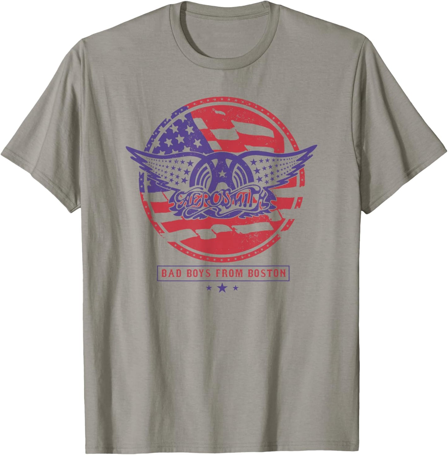 Aerosmith - Red, White & Boston T-Shirt - T-Shirt | Sand
