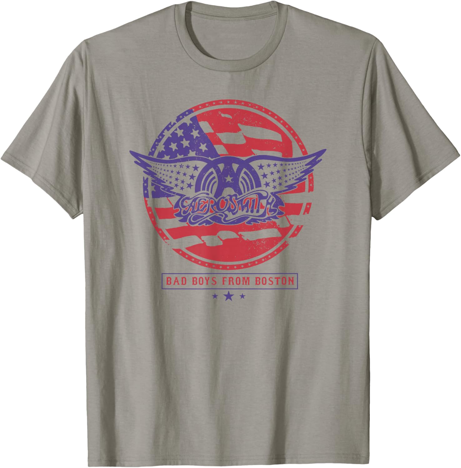 Aerosmith - Red, White & Boston T-Shirt - T-Shirt | Sand