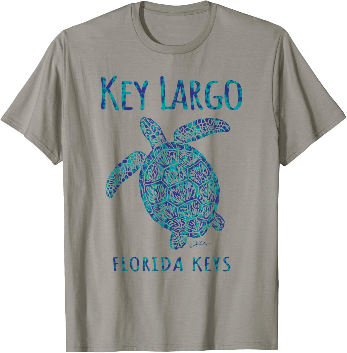 JCombs: Key Largo, FL, Sea Turtle, Beach Men Women Kids T-Shirt - T-Shirt | Sand