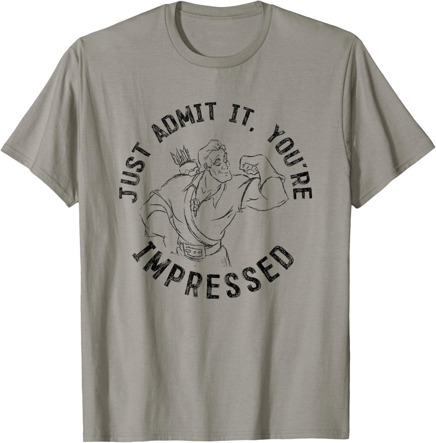 Disney Beauty And The Beast Gaston Flex You're Impressed T-Shirt - T-Shirt | Sand