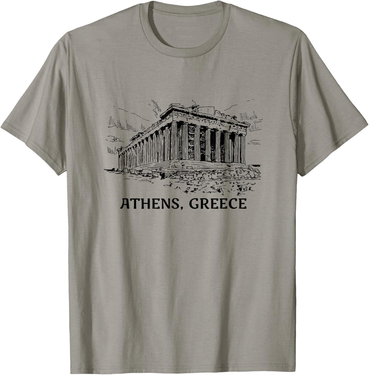 Athens, Greece T-Shirt - T-Shirt | Sand
