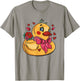 Rubber Duck Hearts Flowers Valentine's Day T-Shirt - T-Shirt | Sand