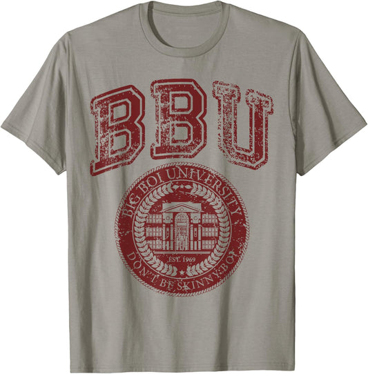 Don't Be a Skinny Boy Big Boi University College Sports Gym T-Shirt - T-Shirt | Sand