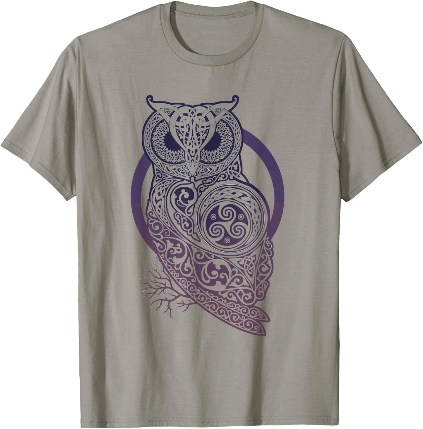 Celtic owl Viking nordic mythology T-Shirt - T-Shirt | Sand