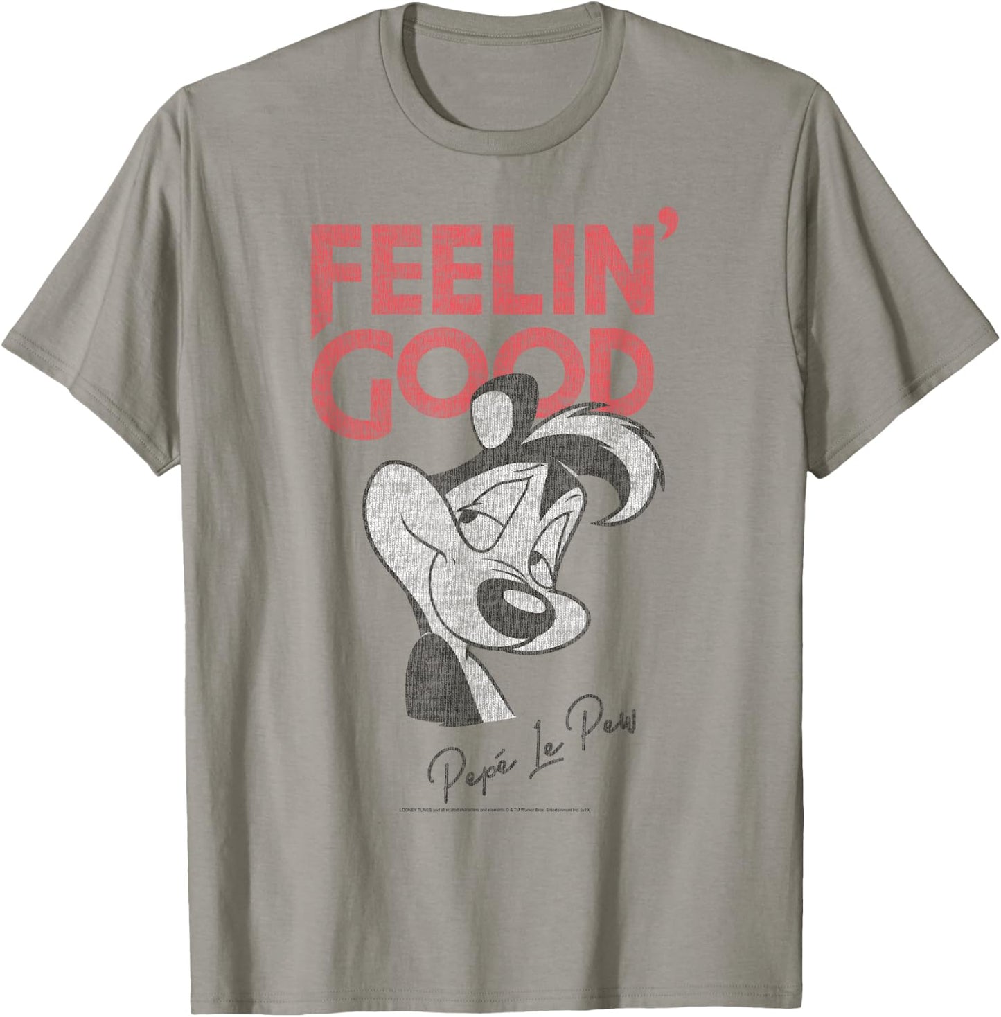 Looney Tunes Pepe Le Pew Feelin' Good T-Shirt - T-Shirt | Sand