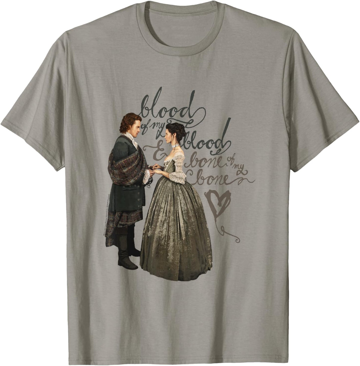 Outlander Blood of My Blood Illustration Small T-Shirt - T-Shirt | Sand