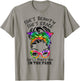 She is Beauty She is Grace She Will Punch You In the Face T-Shirt - T-Shirt | Sand