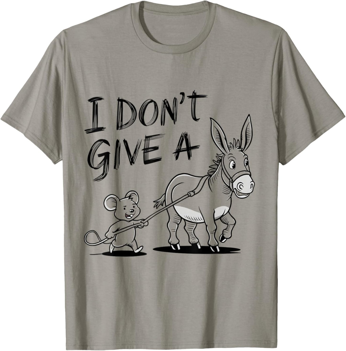 Funny Mouse I Don't Give a Rat's Ass T-Shirt - T-Shirt | Sand