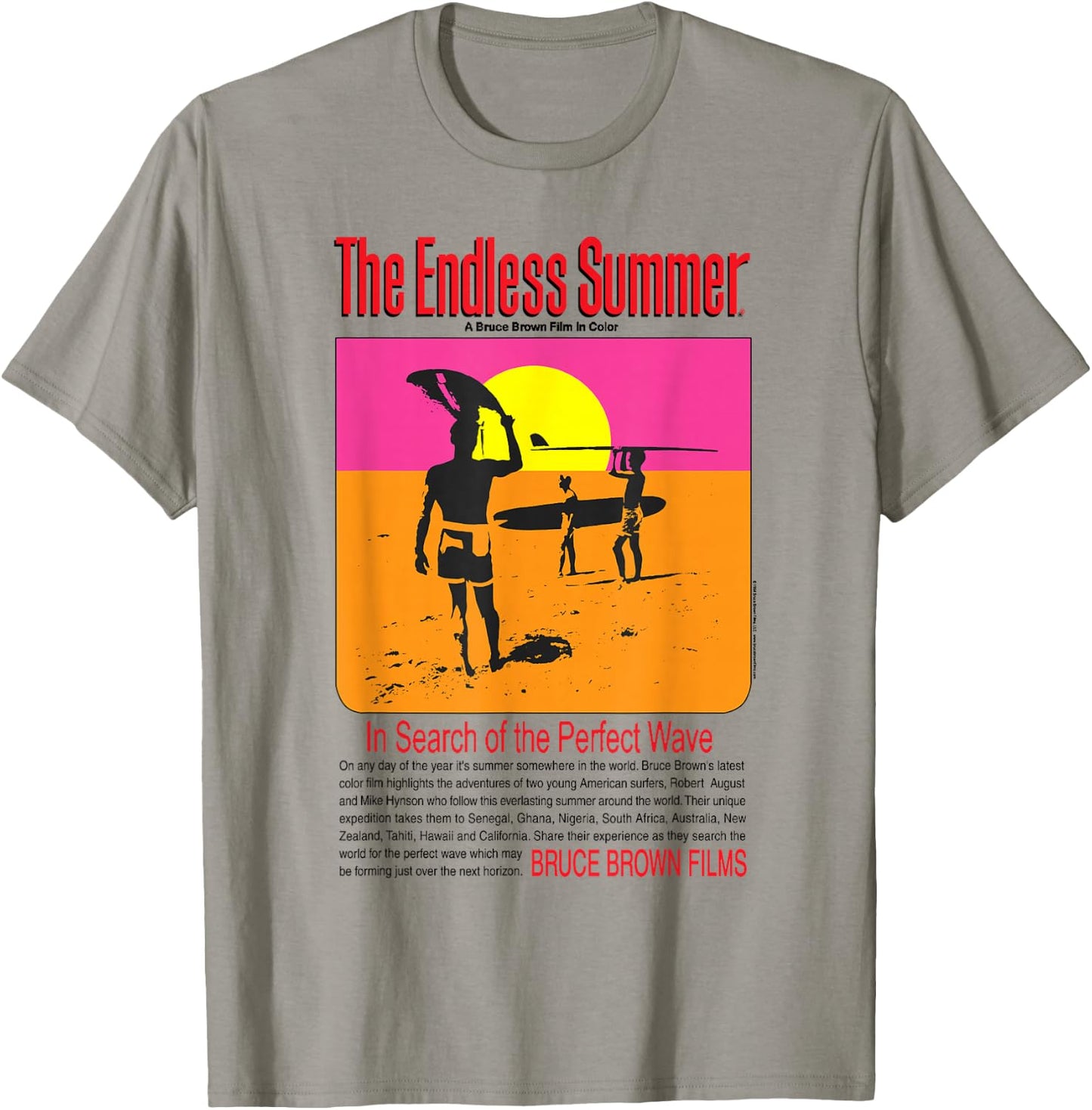 The Endless Summer Original Movie Poster T-Shirt - T-Shirt | Sand