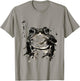 Grumpy Frog Japanese Art I Chonk Frog T-Shirt - T-Shirt | Sand