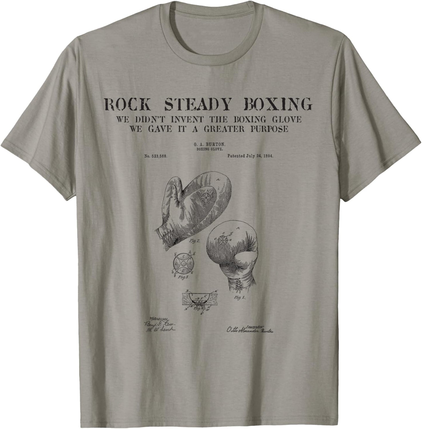 Rock Steady Boxing Glove Greater Purpose Parkinson's T-Shirt - T-Shirt | Sand