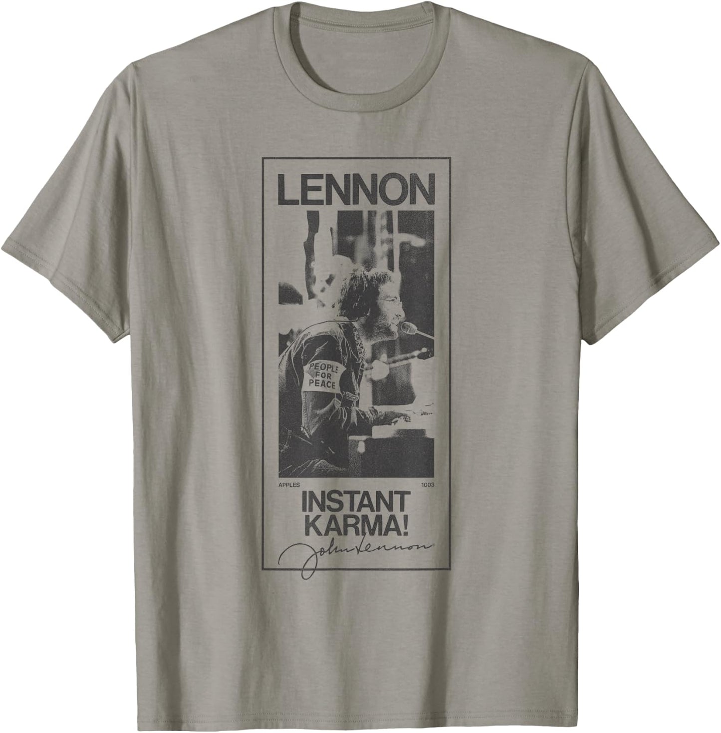 John Lennon - Karma Signature T-Shirt - T-Shirt | Sand