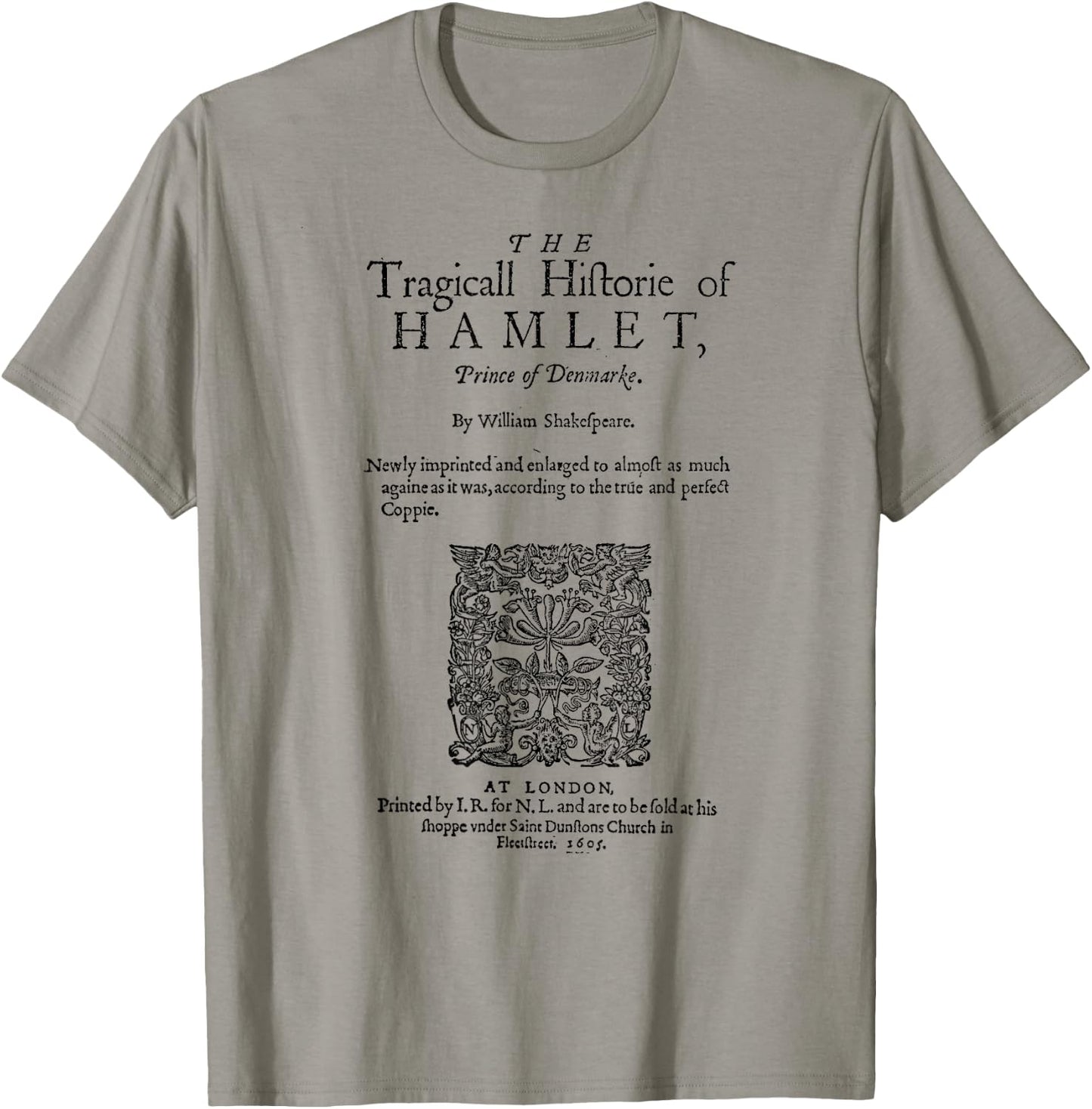Hamlet Theatre Classical Literature Book Lover T-Shirt - T-Shirt | Sand