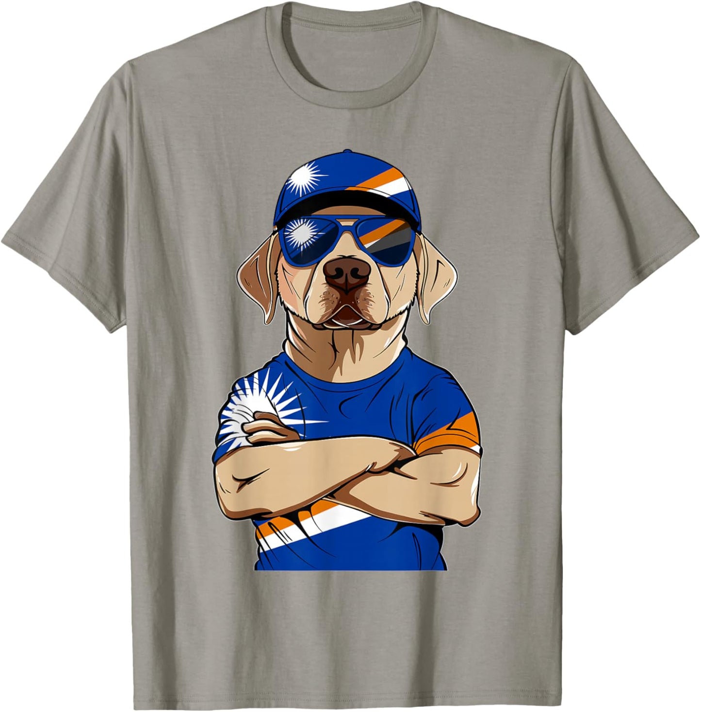 Marshallese Flag Dog Mom Souvenirs Dogs Marshall Islands T-Shirt - T-Shirt | Sand