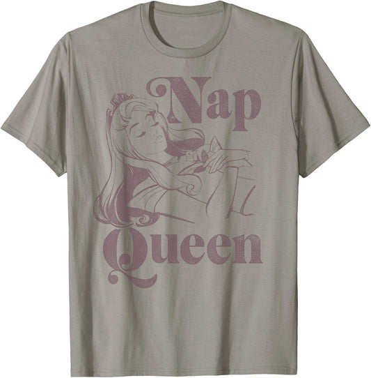 Disney Sleeping Beauty Aurora Nap Queen T-Shirt - T-Shirt | Sand