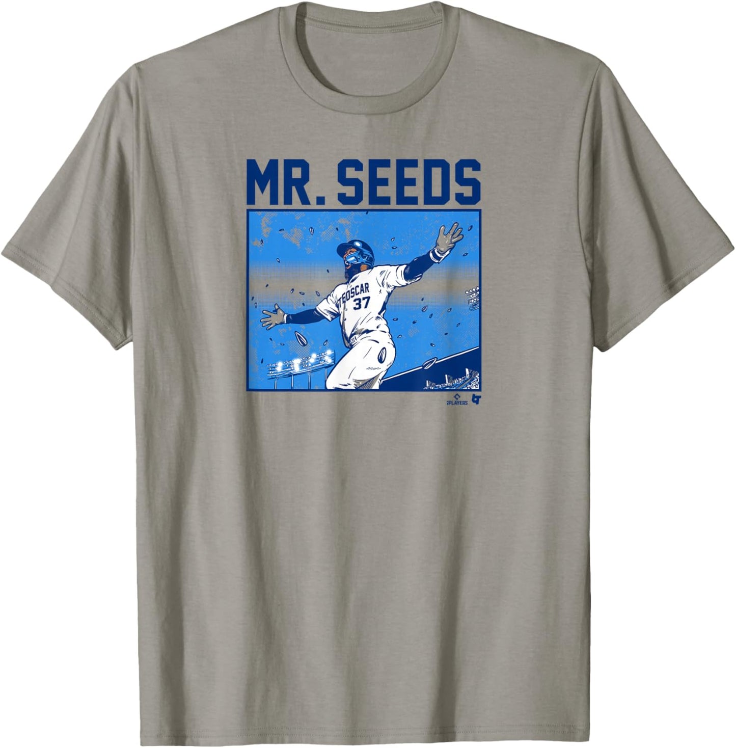 Teoscar Hernandez - Mr. Seeds - Los Angeles Baseball T-Shirt - T-Shirt | Sand