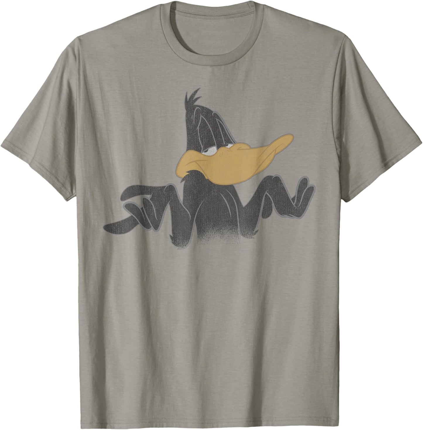 Looney Tunes Daffy Duck Shrug Portrait T-Shirt - T-Shirt | Sand