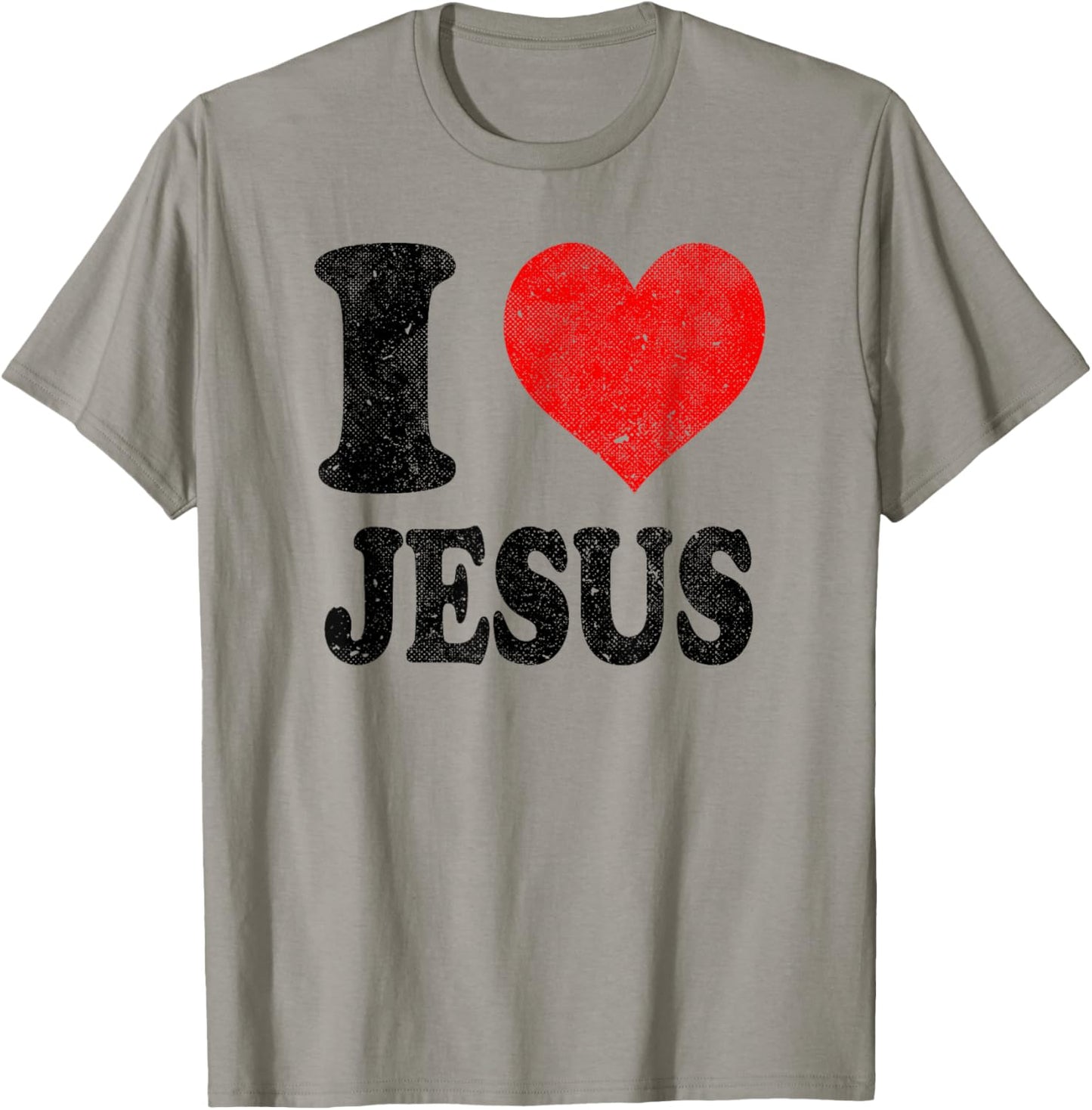 I Love Jesus Vintage T-Shirt - T-Shirt | Sand
