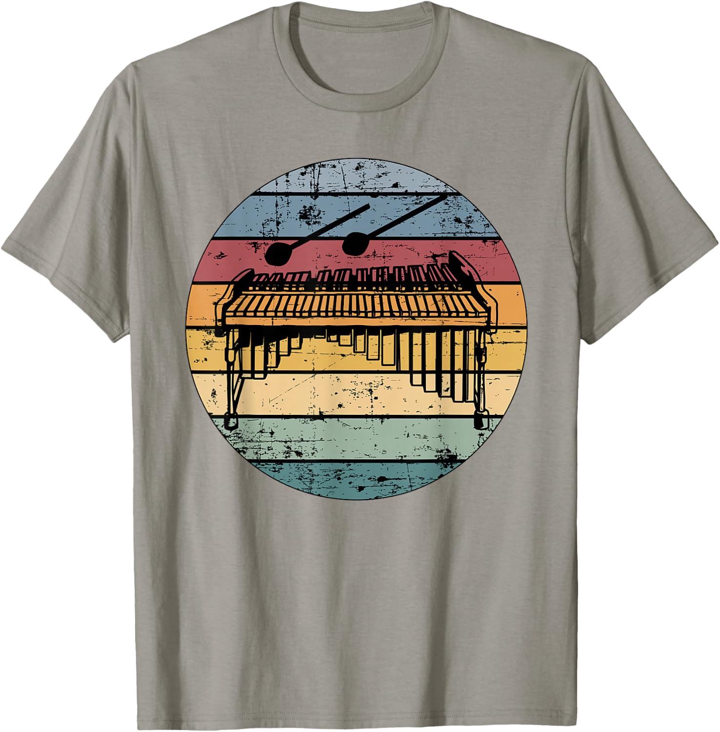 Marimba Retro Marimba Player Marimba Lover T-Shirt - T-Shirt | Sand