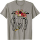 Goats Floral Bandana Headband - Farm Animal Goat Graphics T-Shirt - T-Shirt | Sand