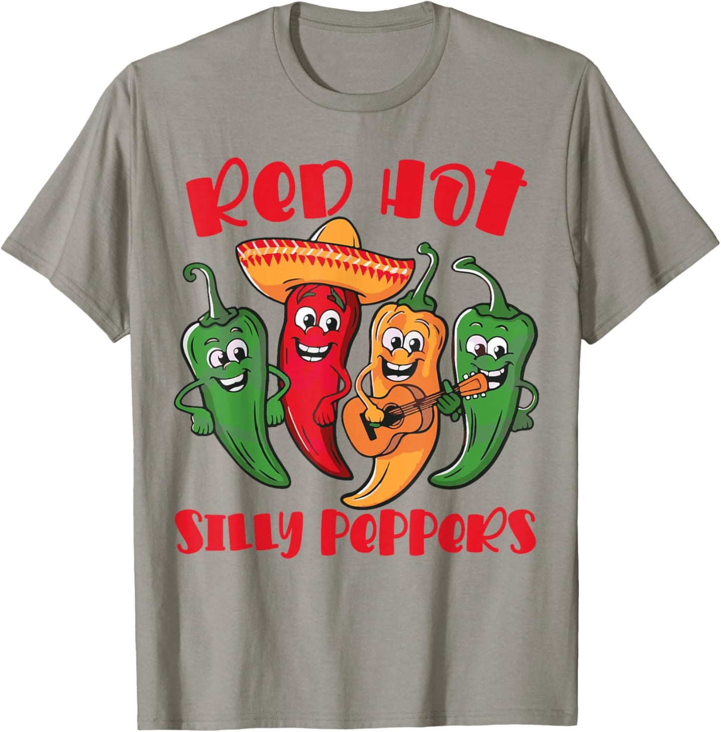Red Hot Silly Peppers T-Shirt - T-Shirt | Sand