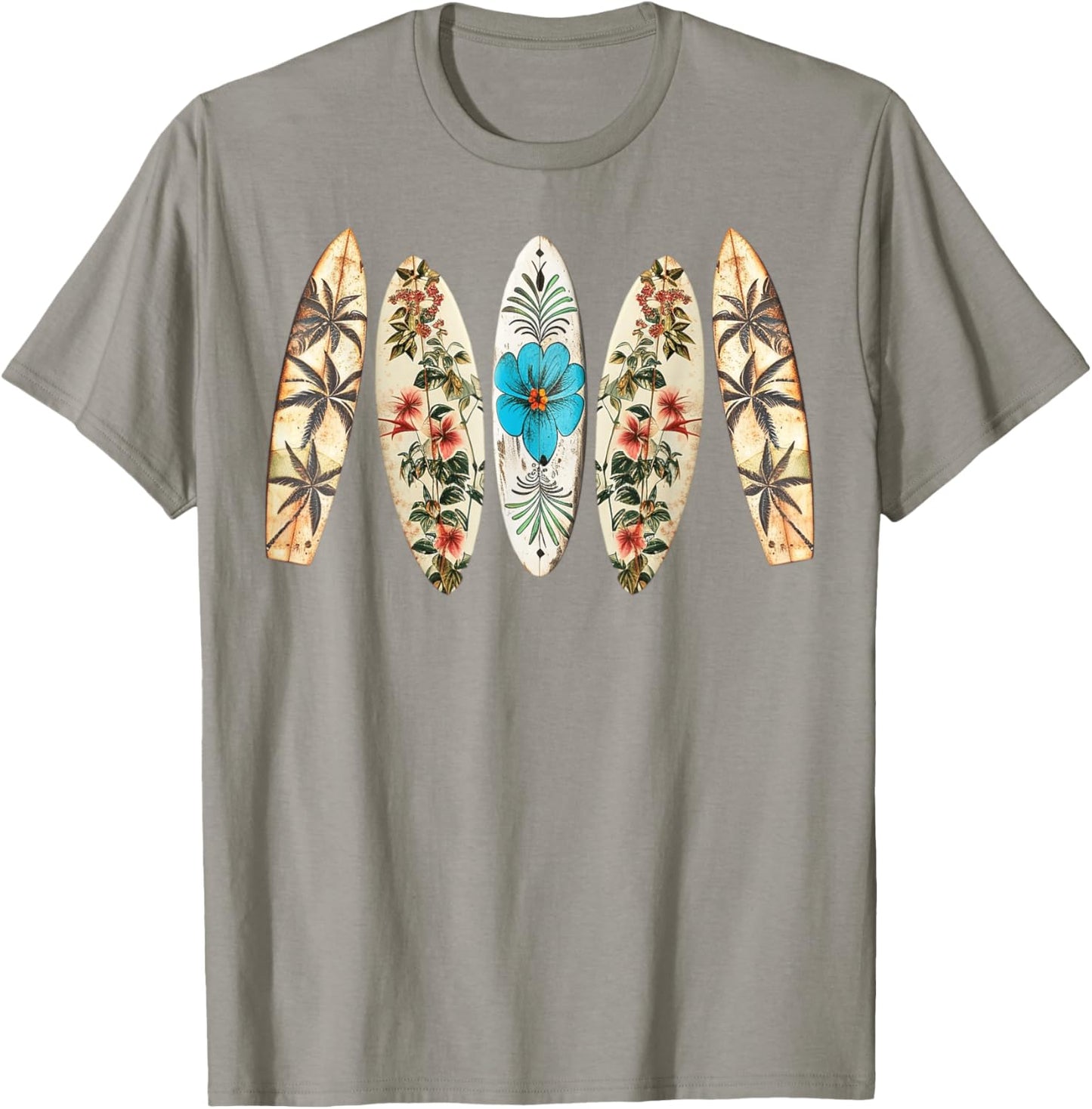Surfing Surfboard Vintage Retro Surfboarder Beach Surfing T-Shirt - T-Shirt | Sand