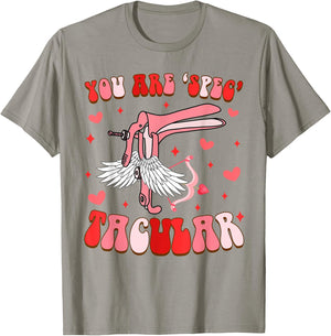 Funny OBGYN L&D Nurse Valentine’s Day You're Spectacular T-Shirt - T-Shirt | Sand
