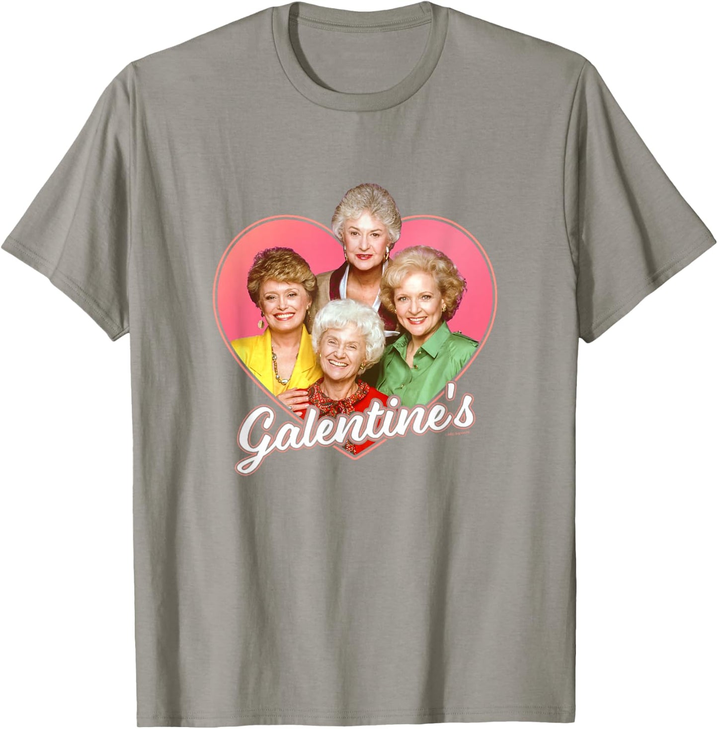 The Golden Girls Valentine's Day Galentine's Heart Shape T-Shirt - T-Shirt | Sand