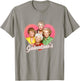 The Golden Girls Valentine's Day Galentine's Heart Shape T-Shirt - T-Shirt | Sand