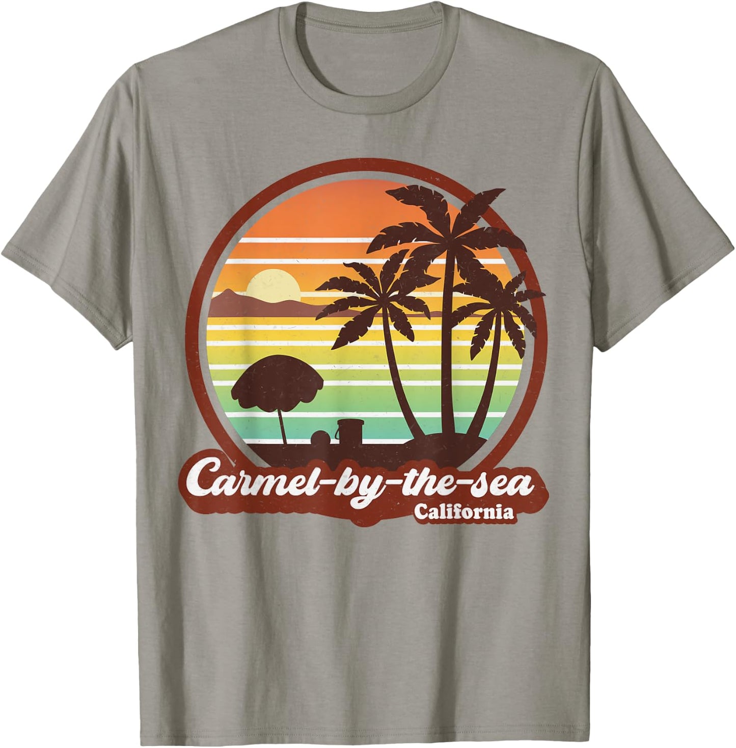 Vintage Carmel-by-the-sea California CA Retro 80s Souvenir T-Shirt - T-Shirt | Sand