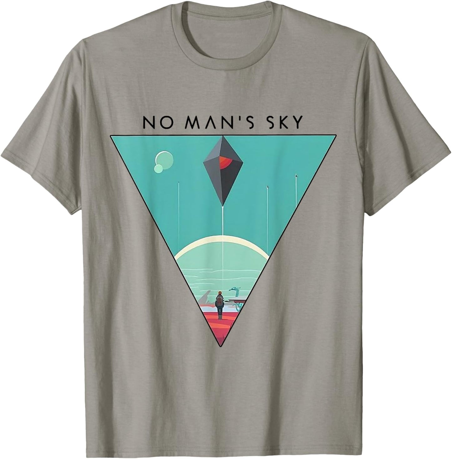 No Man's Sky - Space Gaming - Science Fiction Game T-Shirt - T-Shirt | Sand