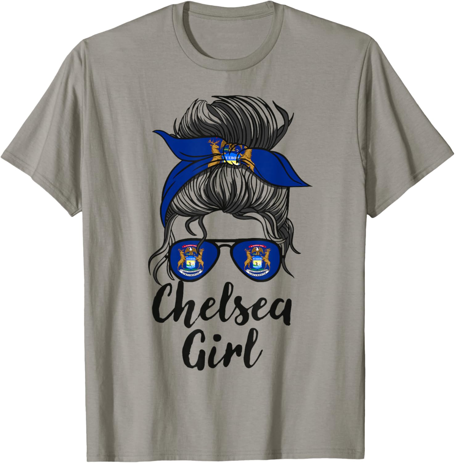 Chelsea Michigan Women Girl T-Shirt - T-Shirt | Sand
