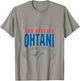 Shohei Ohtani Los Angeles Name & Number (Front & Back) MLBPA T-Shirt - T-Shirt | Sand