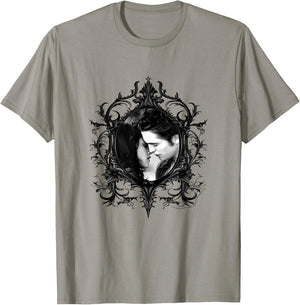 Twilight Bella and Edward Gothic Frame Vampire Romance Movie T-Shirt - T-Shirt | Sand